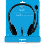 Logitech H111 casque on-ear Gris