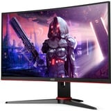 AOC C24G2AE/BK 24" Moniteur gaming incurvé  Noir/Rouge, 2x HDMI, 2x DisplayPort, VGA, 165 Hz