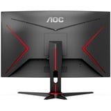 AOC C24G2AE/BK 24" Moniteur gaming incurvé  Noir/Rouge, 2x HDMI, 2x DisplayPort, VGA, 165 Hz