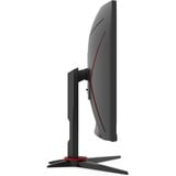 AOC C24G2AE/BK 24" Moniteur gaming incurvé  Noir/Rouge, 2x HDMI, 2x DisplayPort, VGA, 165 Hz