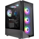 Thermaltake View 200 TG ARGB boîtier midi tower Noir | 2x USB-A | RGB | Verre Trempé