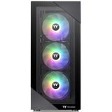 Thermaltake View 200 TG ARGB boîtier midi tower Noir | 2x USB-A | RGB | Verre Trempé