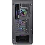 Thermaltake View 200 TG ARGB boîtier midi tower Noir | 2x USB-A | RGB | Verre Trempé