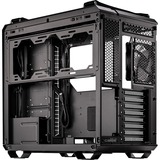 ASUS  boîtier midi tower Noir | 2x USB-A | 1x USB-C | RGB | Window