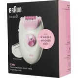 Braun 7500435224963, Appareil à épiler Blanc/lilas