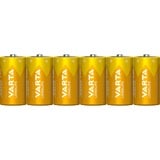 VARTA 4114 Batterie à usage unique C Alcaline Batterie à usage unique, C, Alcaline, 1,5 V, 6 pièce(s), Bleu, Jaune