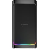 Sharkoon  MK4W RGB Strip boîtier mini tower Noir | 2x USB-A | 1x USB-C | RGB | Window