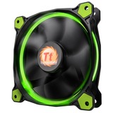 Thermaltake Riing 14 Boitier PC Ventilateur 14 cm Noir, Vert, Ventilateur de boîtier Noir/Vert, Ventilateur, 14 cm, 1400 tr/min, 28,1 dB, 51,15 cfm, Noir, Vert