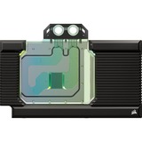 Corsair Hydro X Series iCUE LINK XG7 RGB 40-SERIES GPU Water Block (4080 STRIX/TUF), Watercooling Noir/transparent, Backplate inclus