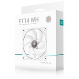 DeepCool FT14, Ventilateur de boîtier Blanc, Connecteur de ventilateur PWM à 4 broches