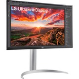 LG 27UP850K-W 27" 4K UHD Moniteur  Argent/Noir, HDMI, DisplayPort, USB-C