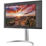 LG 27UP850K-W 27" 4K UHD Moniteur  Argent/Noir, HDMI, DisplayPort, USB-C