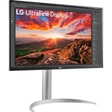 LG UltraFine 27UP850K-W 27" 4K UHD Moniteur  Argent/Noir, HDMI, DisplayPort, USB-C