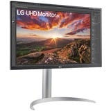 LG UltraFine 27UP850K-W 27" 4K UHD Moniteur  Argent/Noir, HDMI, DisplayPort, USB-C