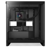 NZXT H7 Flow ( 2024 ) boîtier midi tower Noir | 2x USB-A | 1x USB-C | Window