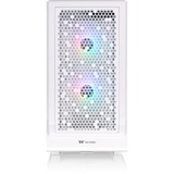 Thermaltake  boîtier midi tower Blanc | 2x USB-A | 1x USB-C | RGB | Verre Trempé