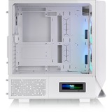 Thermaltake  boîtier midi tower Blanc | 2x USB-A | 1x USB-C | RGB | Verre Trempé