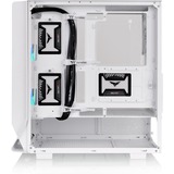 Thermaltake  boîtier midi tower Blanc | 2x USB-A | 1x USB-C | RGB | Verre Trempé