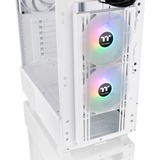 Thermaltake  boîtier midi tower Blanc | 2x USB-A | 1x USB-C | RGB | Verre Trempé