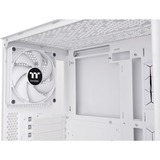 Thermaltake  boîtier midi tower Blanc | 2x USB-A | 1x USB-C | RGB | Verre Trempé