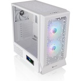 Thermaltake  boîtier midi tower Blanc | 2x USB-A | 1x USB-C | RGB | Verre Trempé