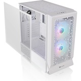 Thermaltake  boîtier midi tower Blanc | 2x USB-A | 1x USB-C | RGB | Verre Trempé