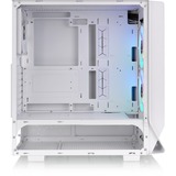 Thermaltake  boîtier midi tower Blanc | 2x USB-A | 1x USB-C | RGB | Verre Trempé