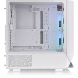 Thermaltake  boîtier midi tower Blanc | 2x USB-A | 1x USB-C | RGB | Verre Trempé