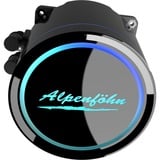 Alpenföhn Gletscherwasser 360 AiO RGB, Watercooling Noir, Connecteur de ventilateur PWM à 4 broches