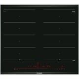 PXX675DC1E plaque Noir, Acier inoxydable Intégré (placement) Plaque avec zone à induction 4 zone(s), Plaque de cuisson séparée