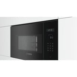 Bosch Serie 6 BEL554MB0 micro-onde Intégré (placement) Micro-onde combiné 25 L 900 W Noir, Acier inoxydable, Four à micro-ondes Noir, Intégré (placement), Micro-onde combiné, 25 L, 900 W, Tactile, Noir, Acier inoxydable