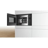 Bosch Serie 6 BEL554MB0 micro-onde Intégré (placement) Micro-onde combiné 25 L 900 W Noir, Acier inoxydable, Four à micro-ondes Noir, Intégré (placement), Micro-onde combiné, 25 L, 900 W, Tactile, Noir, Acier inoxydable