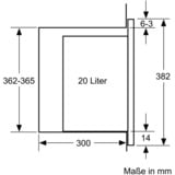 Bosch Serie 6 BFL524MS0 micro-onde Intégré (placement) Micro-ondes uniquement 20 L 800 W Noir, Acier inoxydable, Four à micro-ondes Acier inoxydable, Intégré (placement), Micro-ondes uniquement, 20 L, 800 W, Tactile, Noir, Acier inoxydable