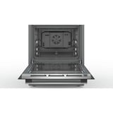 Bosch Serie 6 HKS79U250 four et cuisinière Céramique Noir, Argent A, Jeu de cuisinière Acier inoxydable, Cuisinière, Noir, Argent, Rotatif, Tactile, Acier inoxydable, Devant, 1,2 m