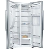 Bosch Serie 6 KAG93AIEP frigo américain Autoportante 560 L E Acier inoxydable, Side-by-side Acier inoxydable/gris, Autoportante, Américain, Acier inoxydable, LED, Tactile, CE