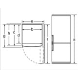 Bosch Serie 6 KGE36AICA réfrigérateur-congélateur Autoportante 308 L C Acier inoxydable, Combination Réfrigérateur / congélateur Acier inoxydable, 308 L, SN-T, 14 kg/24h, C, Nouvelle zone compartiment, Acier inoxydable