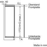 Bosch Serie 6 KIR81AFE0 réfrigérateur Intégré (placement) 319 L E, Réfrigération à l’état complet 319 L, SN-T, 37 dB, E