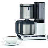 Bosch Styline TKA8A681, Machine à café à filtre Blanc brillant/en acier inoxydable