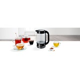 Bosch TWK70B03 bouilloire 1,7 L 2400 W Noir, Transparent Noir, 1,7 L, 2400 W, Noir, Transparent, Verre, Indicateur de niveau d'eau, Arrêt de sécurité en cas de surchauffe