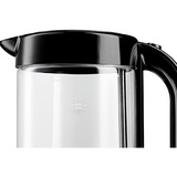 Bosch TWK70B03 bouilloire 1,7 L 2400 W Noir, Transparent Noir, 1,7 L, 2400 W, Noir, Transparent, Verre, Indicateur de niveau d'eau, Arrêt de sécurité en cas de surchauffe