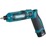 Makita TD022DSE non classé, Visseuse à choc Bleu/Noir, 7,2 V, Lithium-Ion (Li-Ion), 1,5 Ah, 560 g, 25 N·m, 2450 tr/min