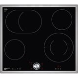 Neff T16BT76N0 plaque Noir Intégré (placement) Céramique 4 zone(s), Plaque de cuisson séparée Noir/en acier inoxydable, Noir, Intégré (placement), Céramique, Verre-céramique, 4 zone(s), 4 zone(s)