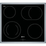 Neff XED342 set d'appareils de cuisine Céramique Four électrique, Jeu de cuisinière Acier inoxydable, Céramique, 4 zone(s), Verre-céramique, Noir, Tactile, 58,3 cm