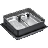 Neff Z19DD10X0 papier cuisson Four Rectangulaire Verre, Acier inoxydable, Cuit vapeur lotus Gris, Rectangulaire, Verre, Acier inoxydable, Noir, Acier inoxydable