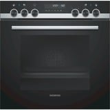 Siemens PQ523KB00 set d'appareils de cuisine Céramique Four électrique, Jeu de cuisinière Acier inoxydable, Céramique, 4 zone(s), Verre-céramique, Noir, 79,5 cm, 51,7 cm