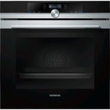 Siemens iQ700 HB674GBS1 four 71 L A+ Noir, Acier inoxydable Argent, Moyenne, Four électrique, 71 L, 71 L, A pyrolyse, Intégré (placement)