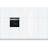 Siemens iQ700 HB674GBS1 four 71 L A+ Noir, Acier inoxydable Argent, Moyenne, Four électrique, 71 L, 71 L, A pyrolyse, Intégré (placement)