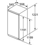 Siemens iQ700 KI41FADD0 réfrigérateur Intégré (placement) 187 L D Blanc, Réfrigération à l’état complet 187 L, SN-T, 38 dB, D, Blanc