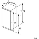 Siemens iQ700 KI41FADE0 réfrigérateur Intégré (placement) 187 L E Blanc, Réfrigération à l’état complet 187 L, SN-T, 37 dB, E, Blanc