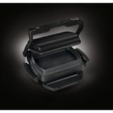 Tefal GC7148 Gril de contact grill à contact électrique Noir, Noir, Acier inoxydable, Rectangulaire, Réseau, 300 x 200 mm, Aluminium